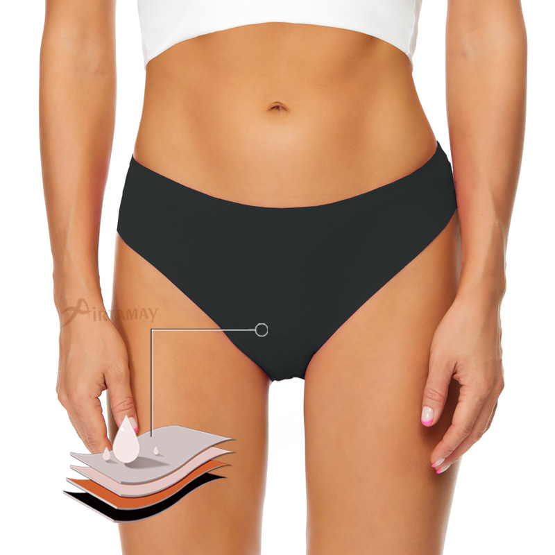 Period Panty Absorbent - Women Seamless Period Swimwear Leakproof Menstrual