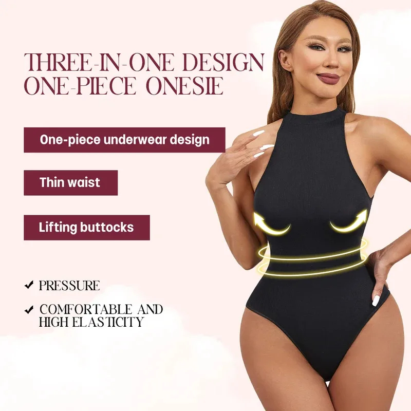 High  Elastic Bodysuits Sexy S - Shapewear Bodysuit Firm 评论和价格