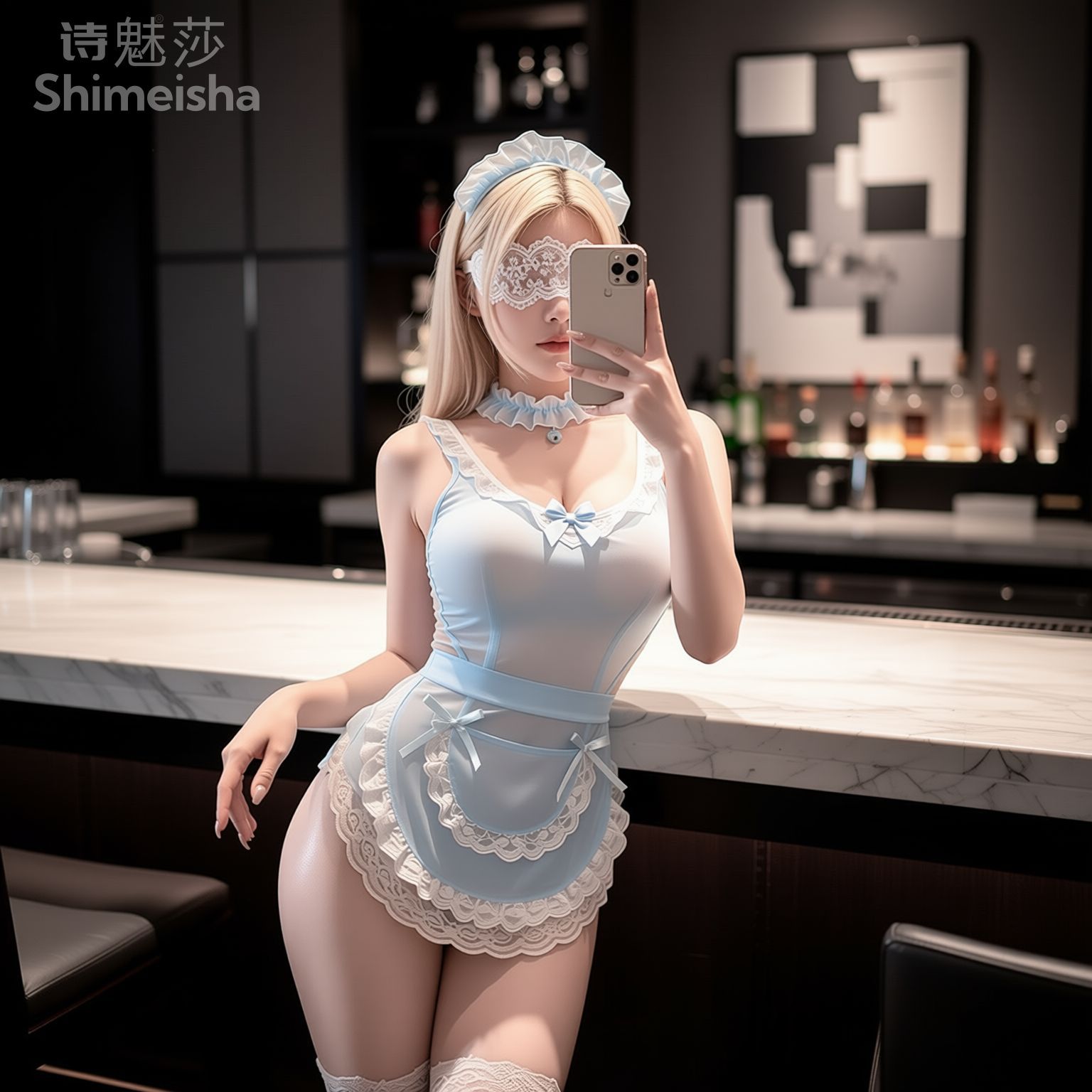 jimiko For Blue White Lace Ted - Lace Teddy Lingerie 评论和价格
