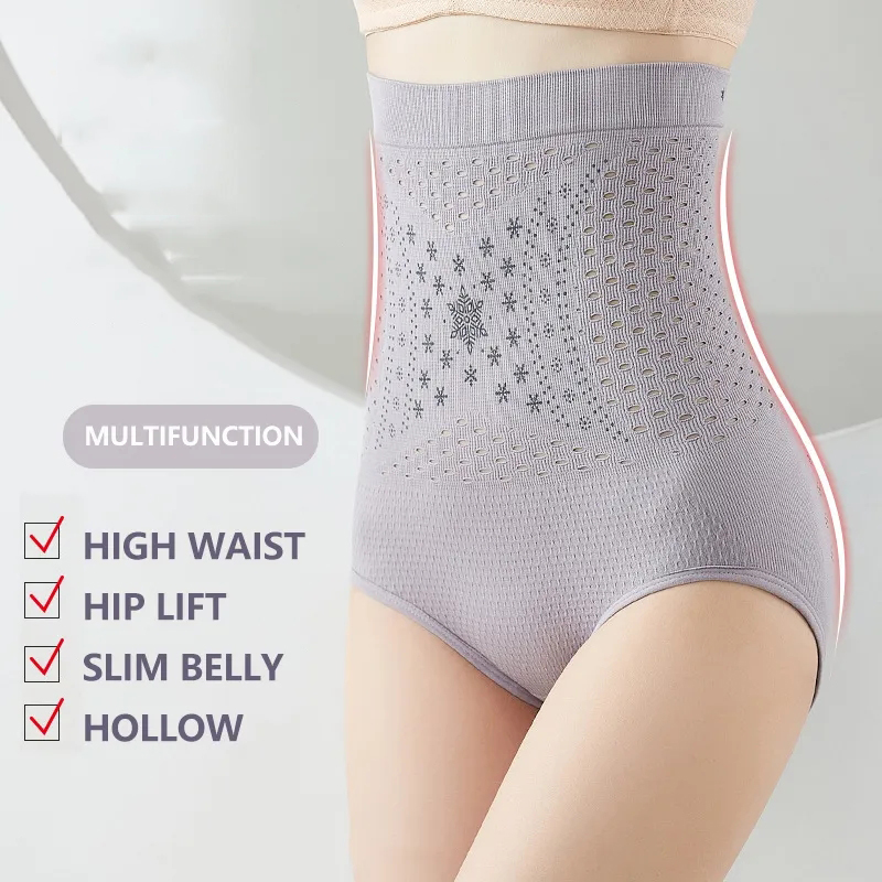 3pcs Women High Waist Compress - Seamless Underwear Women 评论和价格