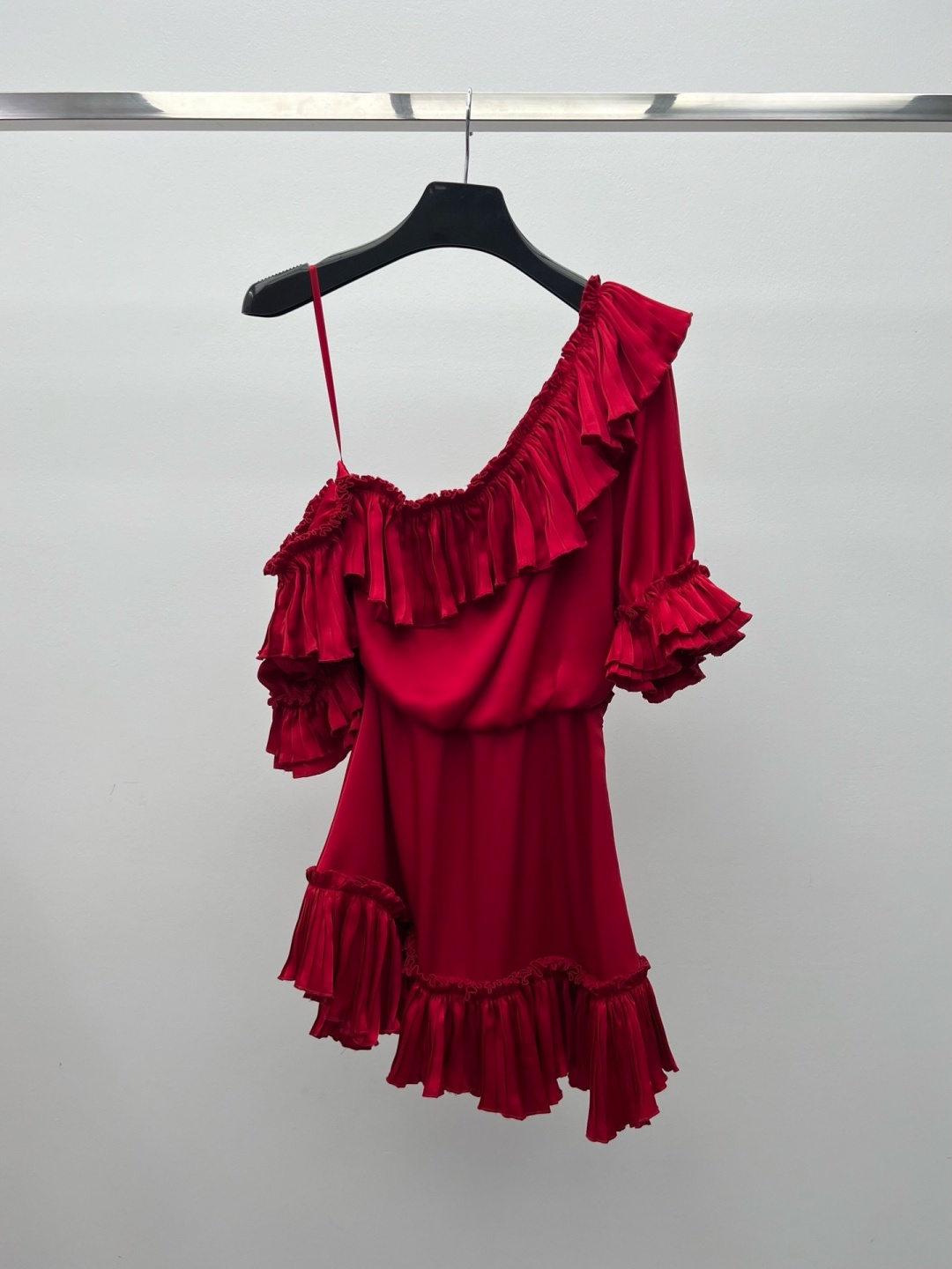 Elegant Ruched One-Shoulder Ac - Corset Waist Cinch 评论和价格