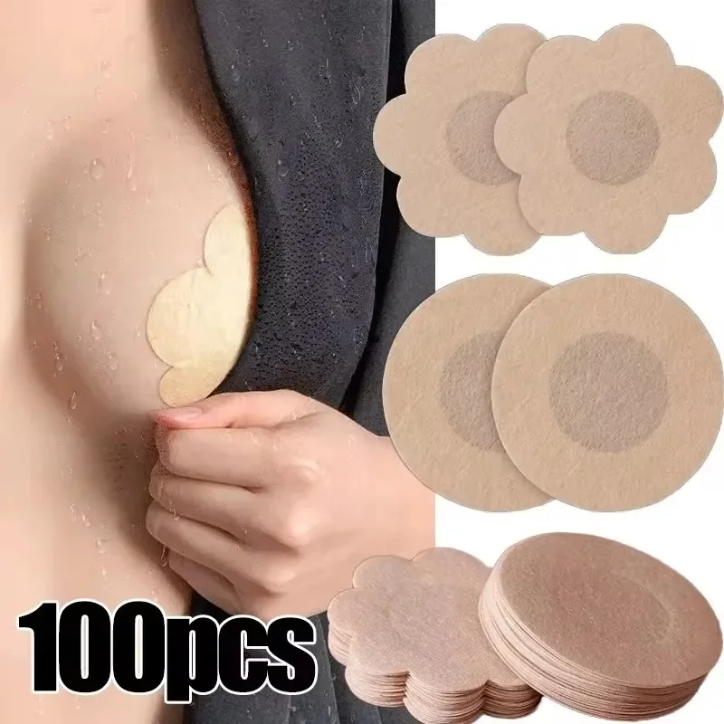 10/100pcs Women Nipple Cover S - Nipple Cover Pasties 评论和价格